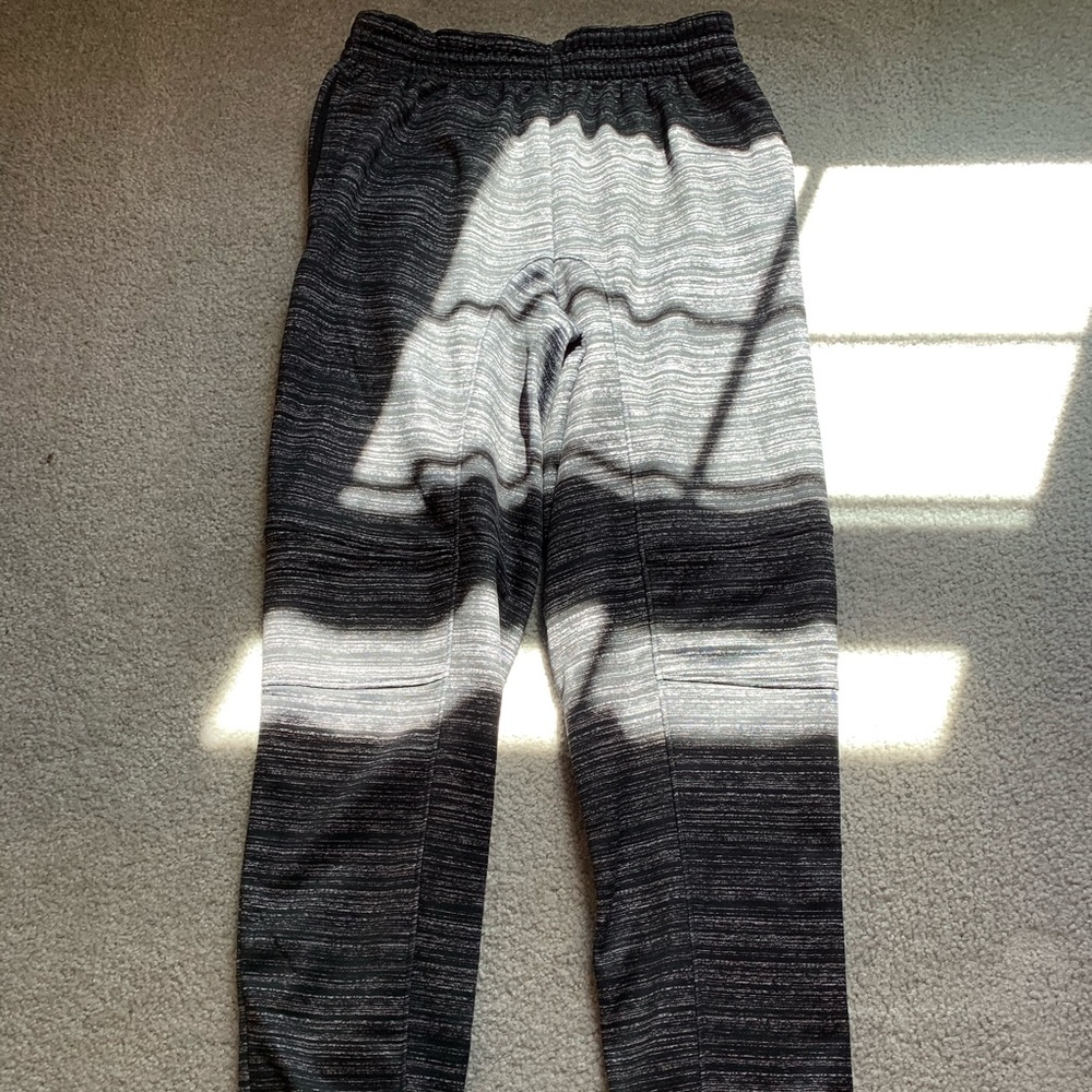 Champs Sports Black and White Jogger Sweatpants